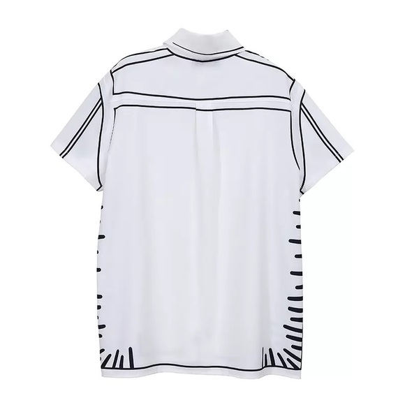 Black & White Button-Up - Picture 2 of 14